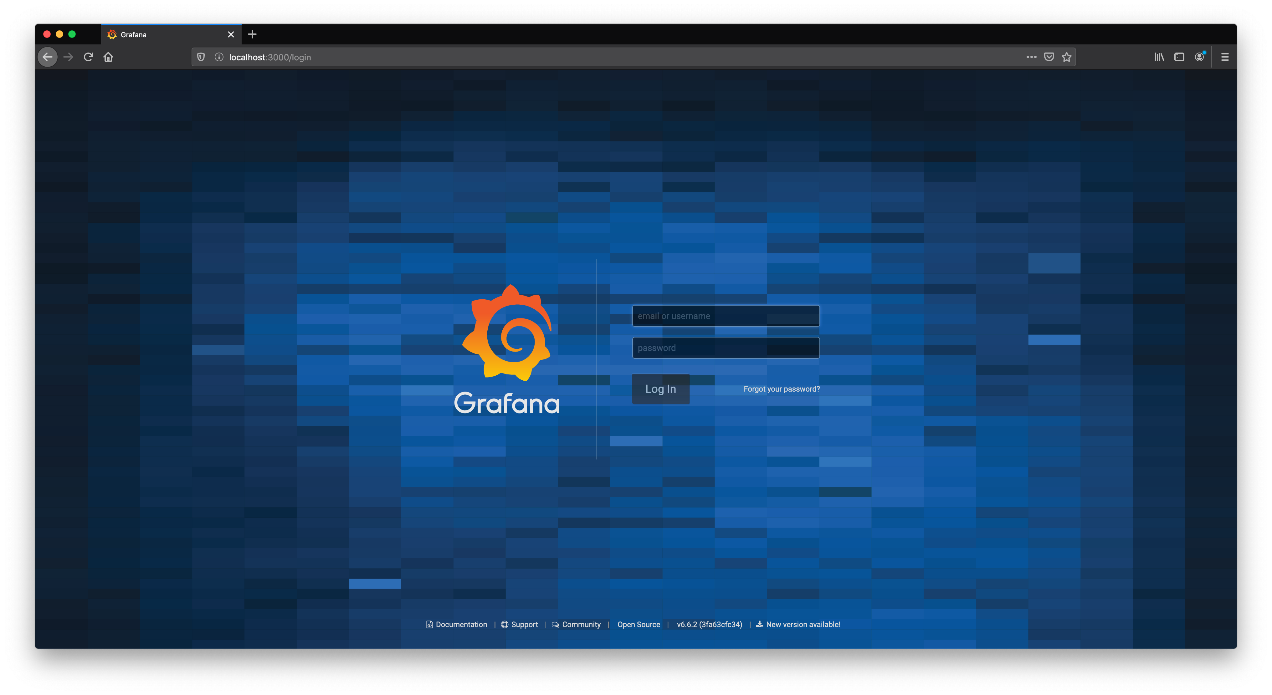 Grafana Login