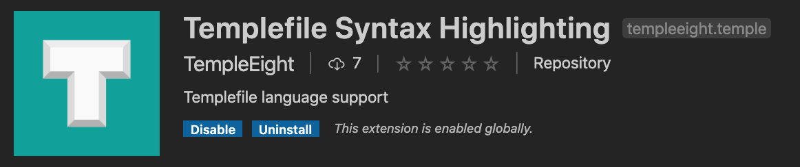 VSCode Syntax Highlighting